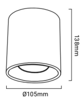 lámparas de techo dimensiones